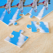 AMERIKAANSE AIR DEMONSTRATIE TEAMS "MONTAGE" LEGPUZZEL (Zijkant)