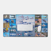 AMERIKAANSE AIR-DEMONSTRATIETEAMS BUREAUMAT (Keyboard & Muis)