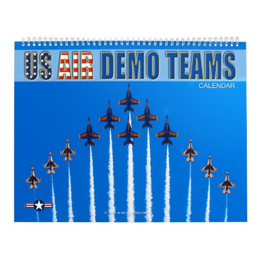 AMERIKAANSE AIR-DEMONSTRATIETEAMS KALENDER (Hoes)