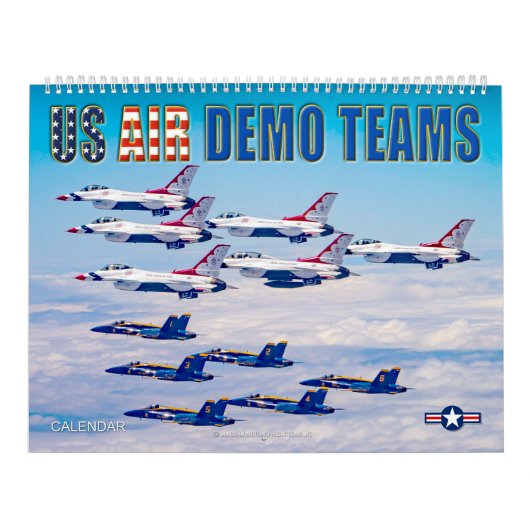 AMERIKAANSE AIR-DEMONSTRATIETEAMS KALENDER (Hoes)