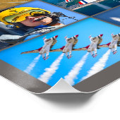 AMERIKAANSE AIR-DEMONSTRATIETEAMS PERFECT POSTER (Hoek)