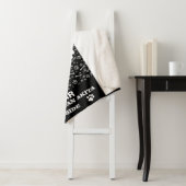 Amerikaanse akita grappige kant van bed sherpa deken (In situ)