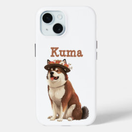 Amerikaanse Akita hond uit sprookjesboek 1 iPhone 15 Case