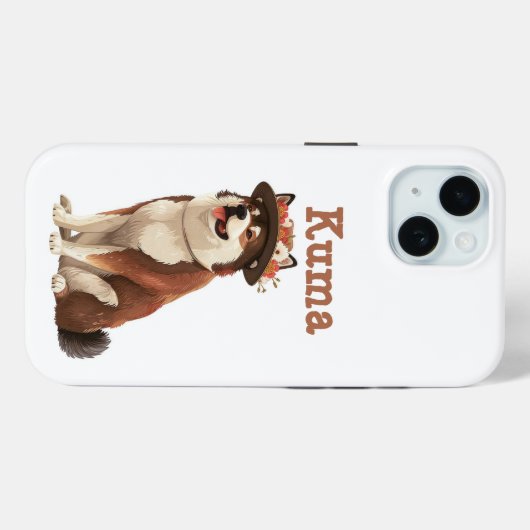 Amerikaanse Akita hond uit sprookjesboek 1 Case-Mate iPhone Case (Achterkant (horizontaal))
