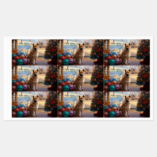 Amerikaanse Akita Kerstcruise: Pawsome Vakantie Labels (Vel)