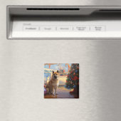 Amerikaanse Akita Kerstcruise: Pawsome Vakantie Magneet (Insitu (Vaatwasser))