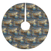 Amerikaanse Akita kerstvakantie Kerstboom Rok (Voorkant)