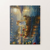Amerikaanse Akita kerstvakantie Legpuzzel (Verticaal)