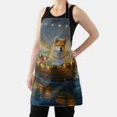 Amerikaanse Akita kerstvakantie Schort (Insitu)