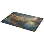 Amerikaanse Akita kerstvakantie Snijplank (Hoek)