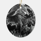  Amerikaanse Alaska bull mose 1970 Keramisch Ornament (Links)