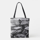  Amerikaanse Alaska eskimo blanket tossing Tote Bag (Achterkant)