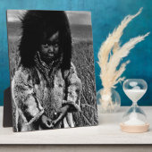  Amerikaanse Alaska eskimo boy 1970 Fotoplaat (Zijkant)