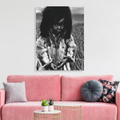 Amerikaanse Alaska eskimo Canvas Afdruk (Insitu (Woonkamer))