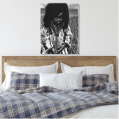 Amerikaanse Alaska eskimo Canvas Afdruk (Insitu (Slaapkamer))