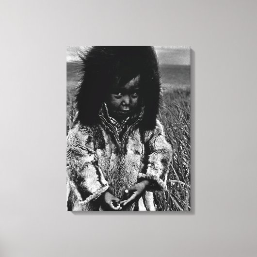 Amerikaanse Alaska eskimo Canvas Afdruk (Voorkant)