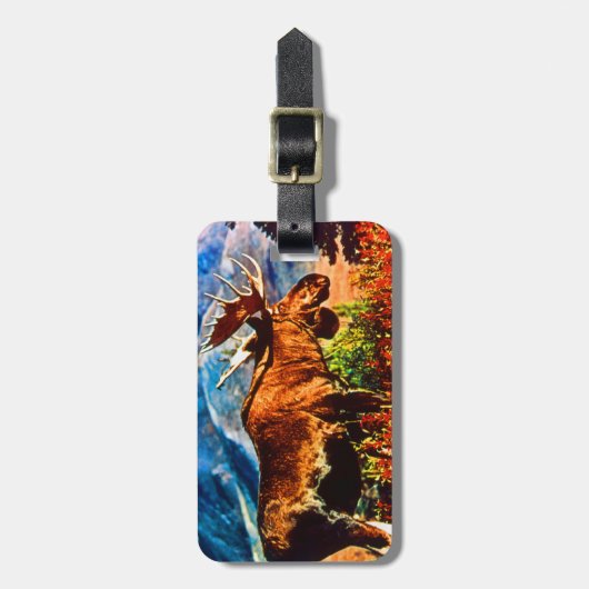 Amerikaanse Alaska-kogels Bagagelabel (Voorkant verticaal)