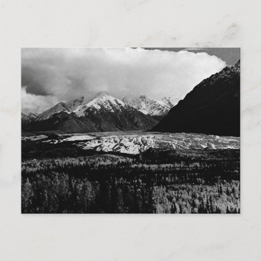 Amerikaanse Alaska Matanuska glacier Briefkaart (Voorkant)