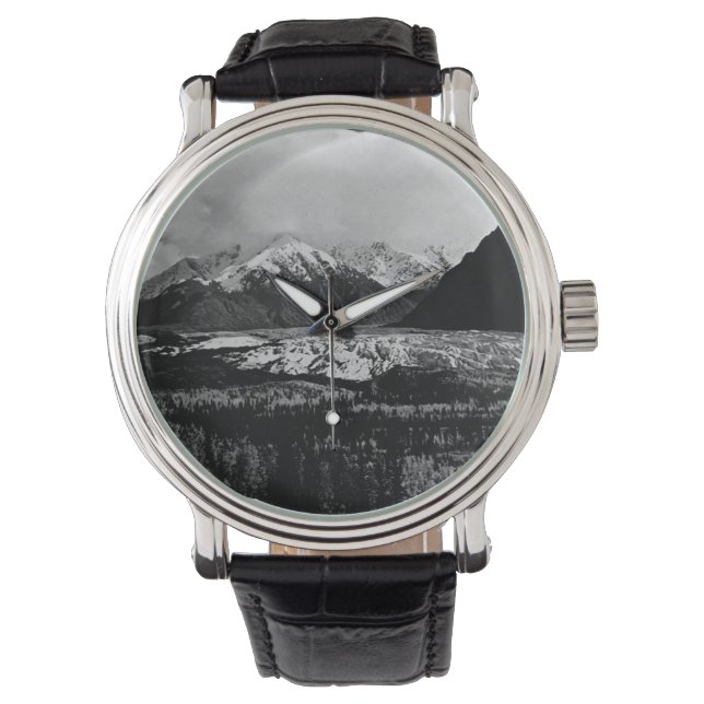  Amerikaanse Alaska Matanuska glacier Horloge (Voorkant)
