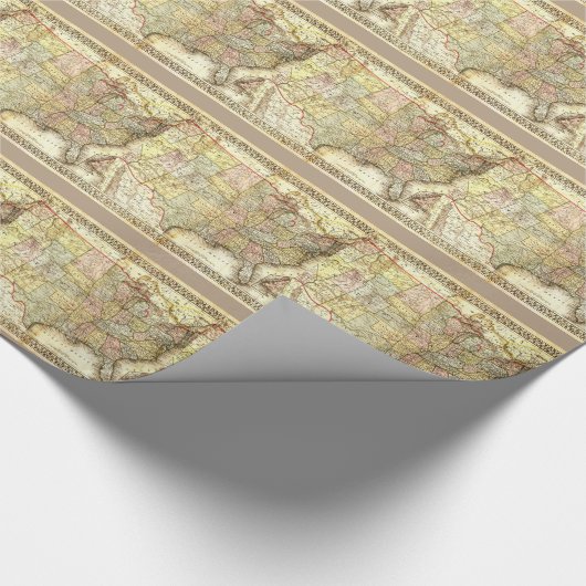  Amerikaanse Algemene Kaart Cadeaupapier (Hoek)