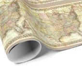 Amerikaanse Algemene Kaart Cadeaupapier (Rol Hoek)