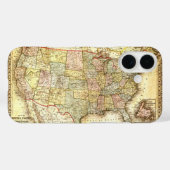  Amerikaanse Algemene Kaart Case-Mate iPhone Case (Achterkant (horizontaal))