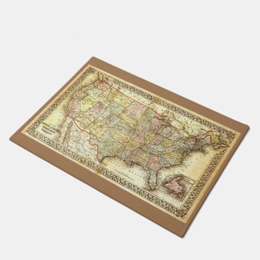  Amerikaanse Algemene Kaart Deurmat (Schuin)