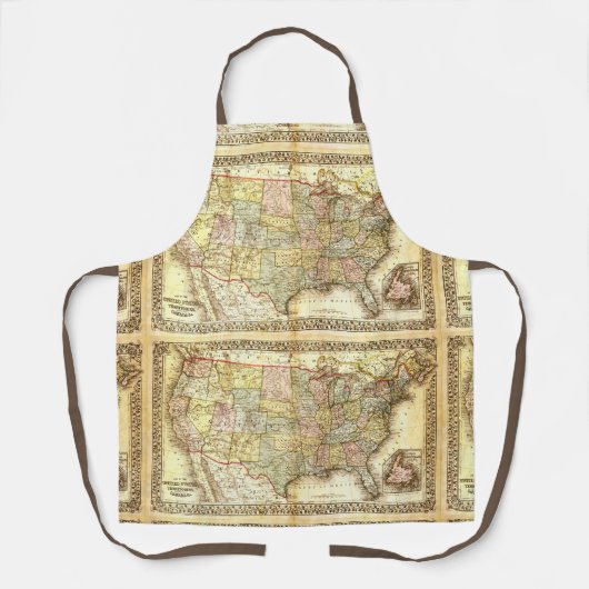  Amerikaanse Algemene Kaart Schort (Voorkant)