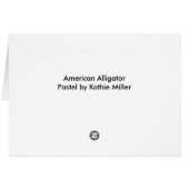 Amerikaanse Alligator (Achterkant Horizontaal)