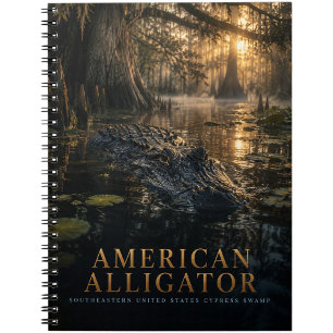 Amerikaanse Alligator Cypress Moeras DIEREN Notitieboek