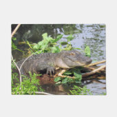 Amerikaanse Alligator Doormat Deurmat (Voorkant)