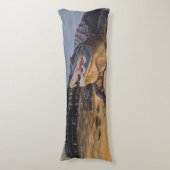 Amerikaanse alligator lichaamskussen (Voorkant Verticaal)