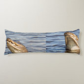 Amerikaanse alligator lichaamskussen (Voorkant)