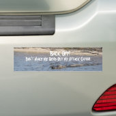 Amerikaanse Alligator Zwemt Moeras Personaliseer Bumpersticker (Op auto)