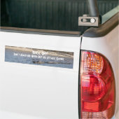 Amerikaanse Alligator Zwemt Moeras Personaliseer Bumpersticker (Op Truck)