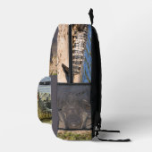 Amerikaanse alligators fotografie bedrukte rugzak (Rechts)