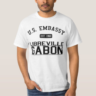 Amerikaanse ambassade Libreville Gabon T-shirt