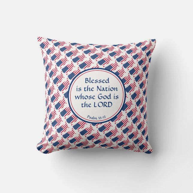 Amerikaanse Amerikaanse Amerikaanse Amerikaanse Am Kussen (Voorkant)