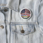 Amerikaanse Amerikaanse Amerikaanse Amerikaanse Am Ronde Button 5,7 Cm (In situ)