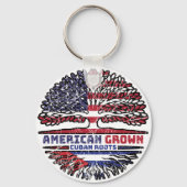 Amerikaanse Amerikaanse Amerikaanse Cuba-Amerikaan Sleutelhanger (Achterkant)