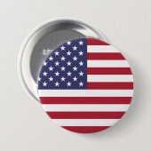 Amerikaanse Amerikaanse Button van de Vlaggenronde (Voorkant /achterkant)