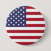 Amerikaanse Amerikaanse Button van de Vlaggenronde (Voorkant)