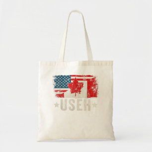 Amerikaanse Amerikaanse Canadese vlag  Canada Day Tote Bag