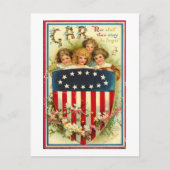 Amerikaanse  Amerikaanse meisjes Briefkaart (Voorkant)