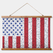 Amerikaanse Amerikaanse staat Amerikaanse vredesvl Hangend Wandkleed (Voorkant)