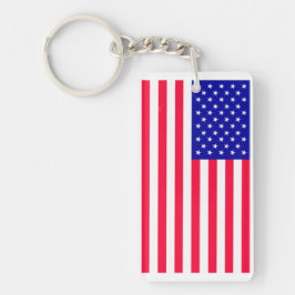 Amerikaanse Amerikaanse vlag Acryl Sleutelhangers