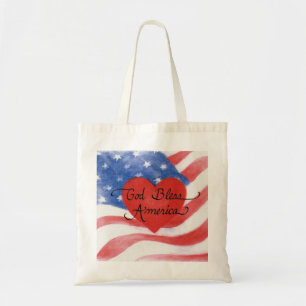 Amerikaanse Amerikaanse vlag: Amerikaanse katoenka Tote Bag