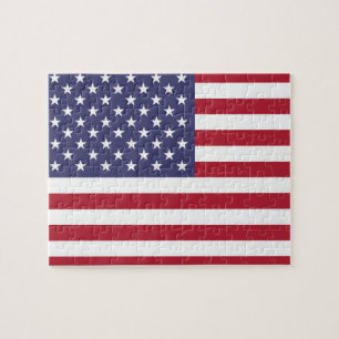 Amerikaanse Amerikaanse vlag Amerikaanse vlag Puzz Legpuzzel