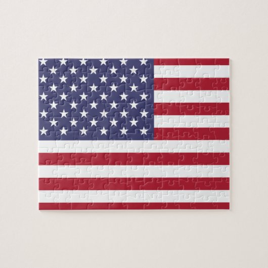 Amerikaanse Amerikaanse vlag Amerikaanse vlag Puzz Legpuzzel (Horizontaal)
