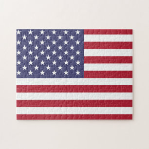 Amerikaanse Amerikaanse vlag Amerikaanse vlag Puzz Legpuzzel
